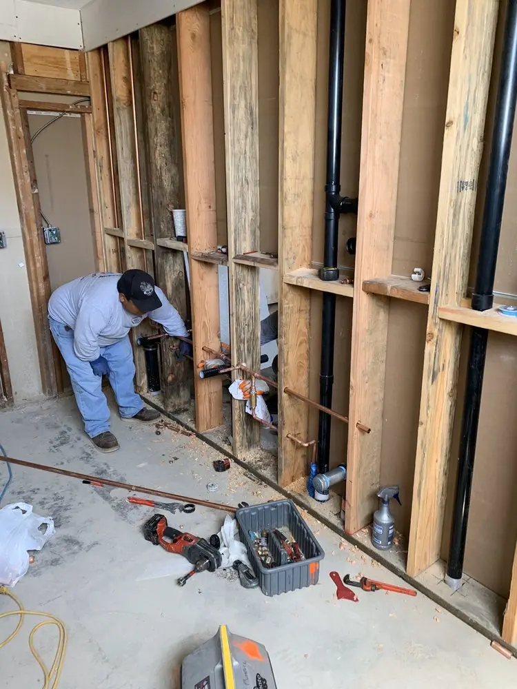 Commercial rough-in plumbing for Water Heater Replacement in Muleshoe